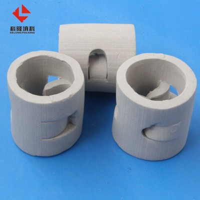 Ceramic Plastic Metal Pall Ring Packing